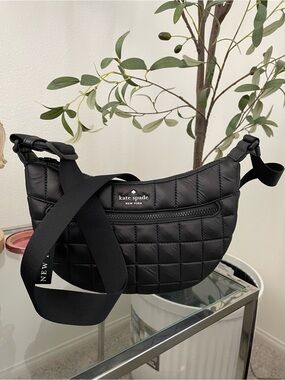 BNWOTkate spade Quilted Black Crossbody Bag